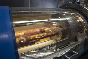 Cross section of the tube